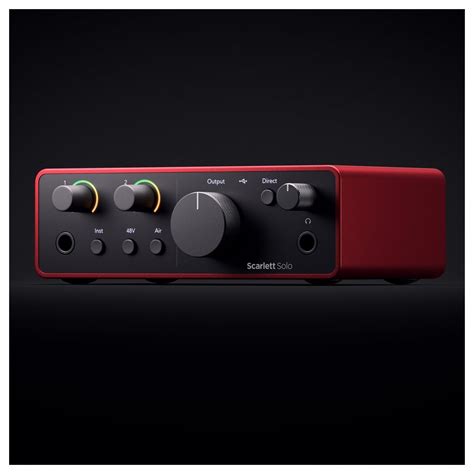 scarlett solo|Scarlett 4th Generation Audio Interfaces 